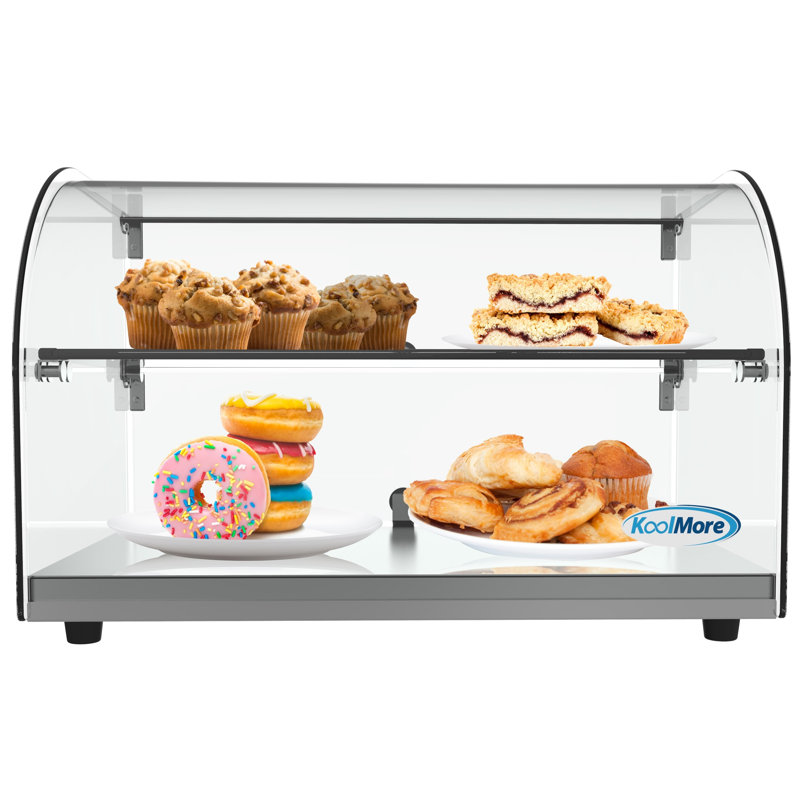 Bakery Display Case, 3-Tier Countertop Bakery Display Case Bread Box Dessert Display With Door, Clear Pastry Display Case Acrylic Storage For Food